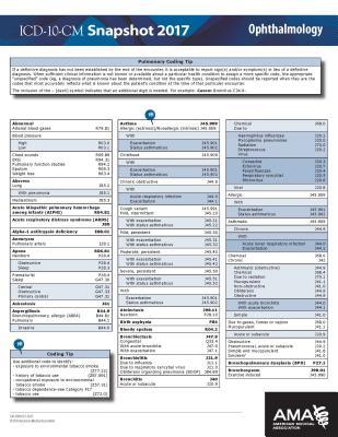 Read Online ICD-10 Snapshot 2017 Coding Cards Ophthalmology - American Medical Association file in ePub