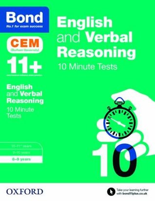 Download Bond 11 : English & Verbal Reasoning: Cem 10 Minute Tests - Michellejoy Hughes | PDF