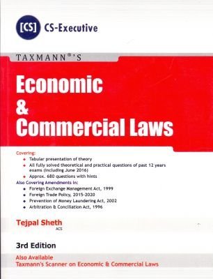 Read Econonic & Commercial Laws (CS-Executive) (3rd Edition, June 2016) - Tejpal Sheth | ePub