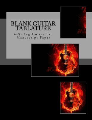 Read Online Blank Guitar Tablature: 6-String Guitar Tab Manuscript Paper -  | ePub