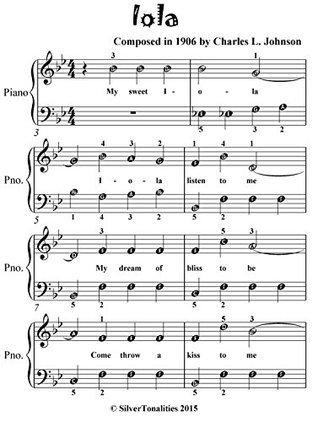Read Iola Easiest Piano Sheet Music for Beginner Pianists - Charles Johnson file in PDF