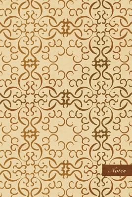 Read Notes: 6x9 Unruled Blank Notebook - Oriental Curve Frame Chain Line Flower Crest - Retro Brown Worn Out Vintage Seamless Pattern Cover. Matte Softcover and Cream Interior Papers. -  file in ePub