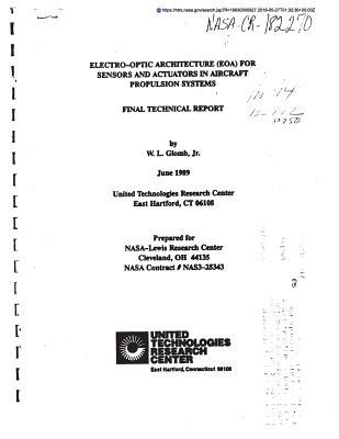 Full Download Electro-Optic Architecture (Eoa) for Sensors and Actuators in Aircraft Propulsion Systems - National Aeronautics and Space Administration file in PDF