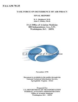 Download Task Force on Deterrence of Air Piracy: Final Report - U.S. Department of Transportation | ePub