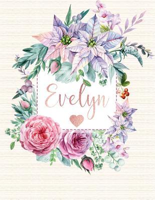 Read Evelyn: Floral Personalized Lined Journal with Inspirational Quotes - Panda Studio file in PDF