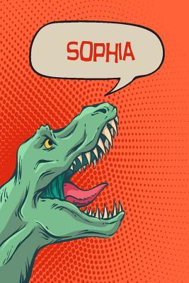 Download Sophia: Personalized Dino Handwriting Practice Paper for Kids Notebook with Dotted Lined Sheets for K-3 Students 120 Pages 6x9 -  file in ePub