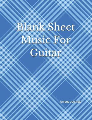 Download Blank Sheet Music for Guitar: Guitar Chord Sheets, Music Staff Paper, Music Composition Book -  | PDF
