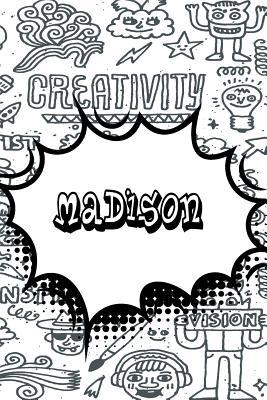 Read Online Madison: Personalized Drawl and Write Journal, Notebook Featuring 120 Lined Pages 6x9 -  file in ePub