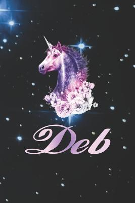 Full Download Deb: First Name Personalized Unicorn Customized Names Gift Birthday Girl Notebook Journal -  file in PDF
