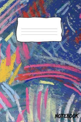 Download Notebook: Ruled Paper 120 Pages, 6 X 9 Inches, White Paper, Matte Finished Soft Cover (Colorful Lines Curve Vertical Diagonal Abstract Art Oil Painting) -  file in ePub