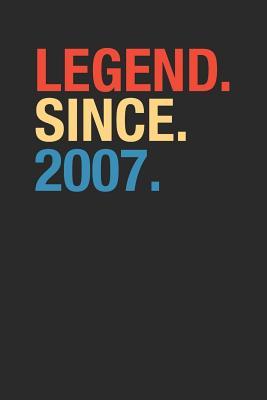 Download Legend Since 2007: Blank Lined Notebook / Journal (6 X 9 -120 Pages) - Birthday Gift Idea - Legend Publishing file in ePub