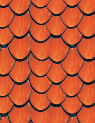 Read Scale Notebook: 8.5x11 Wide Ruled Composition Notebook / Journal - Orange Mermaid Scales - Monster Hides file in PDF
