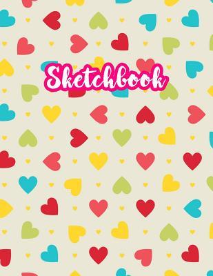 Read Online Sketchbook: Cute Drawing Note Pad and Sketch Book for Kids, Girls and Adult - Large 8.5 x 11 Matte Cover with White Interior (Perfect for Sketching, Coloring, Watercolor, Mixed Media, Doodling, Write and Draw Journal and Notebook) - Ellie Neal file in ePub