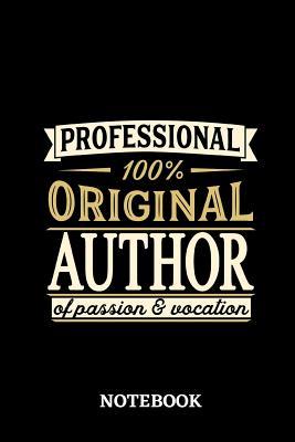 Download Professional Original Author Notebook of Passion and Vocation: 6x9 inches - 110 lined pages - Perfect Office Job Utility - Gift, Present Idea -  file in ePub