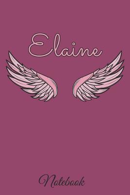 Download Elaine Notebook: A beautiful personalized angel wings soft cover notebook with 100 lined pages in 6x9 inch format. Personal Diary Personalized Journal Customized Journal -  file in ePub