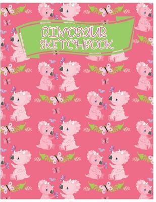 Download Dinosaur Sketchbook: Cute Sketchbook for Adults/Children Dinosaurs & Prehistoric Creatures Lovers to Sketching, Whiting, Drawing, Journaling and Doodling, Large (8.5x11 Inch. 21.59x27.94 cm.) 140 Blank Pages (BUTTERFLY GREEN&PINK&RED Pattern) - Sounding Pets file in ePub