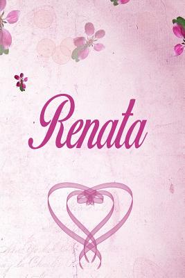 Download Renata: Personalized Name Notebook/Journal Gift For Women & Girls 100 Pages (Pink Floral Design) for School, Writing Poetry, Diary to Write in, Gratitude Writing, Daily Journal or a Dream Journal. - Personalized Name Publishers file in ePub