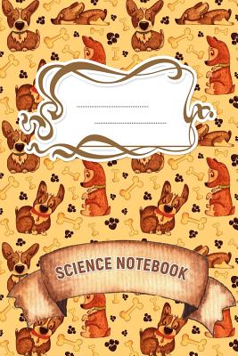 Read Online Science Notebook: A 6x9 Inch Matte Softcover Paperback Notebook Journal With 120 Blank Lined Pages -College Ruled-Dogs, Paws, Bones, Puppies -  | PDF