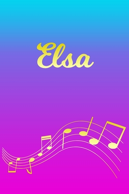 Read Elsa: Sheet Music Note Manuscript Notebook Paper Pink Blue Gold Personalized Letter E Initial Custom First Name Cover Musician Composer Instrument Composition Book 12 Staves a Page Staff Line Notepad Notation Guide Compose Write Songs - Createmusic Publications file in PDF